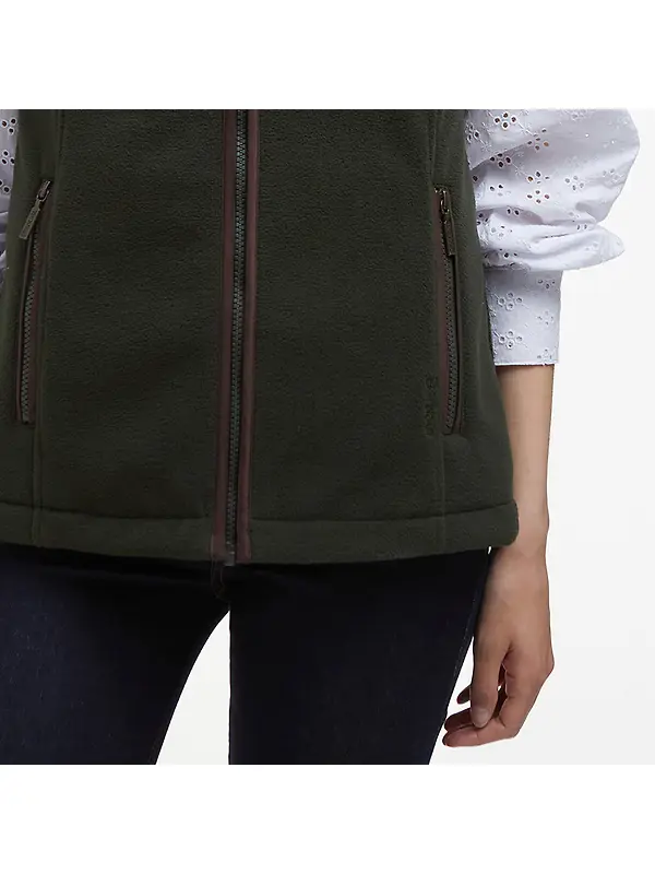 Barbour Women's Country Colton Fleece Gilet - Sage Image 6