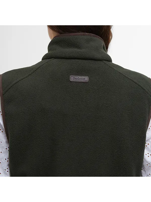 Barbour Women's Country Colton Fleece Gilet - Sage Image 7