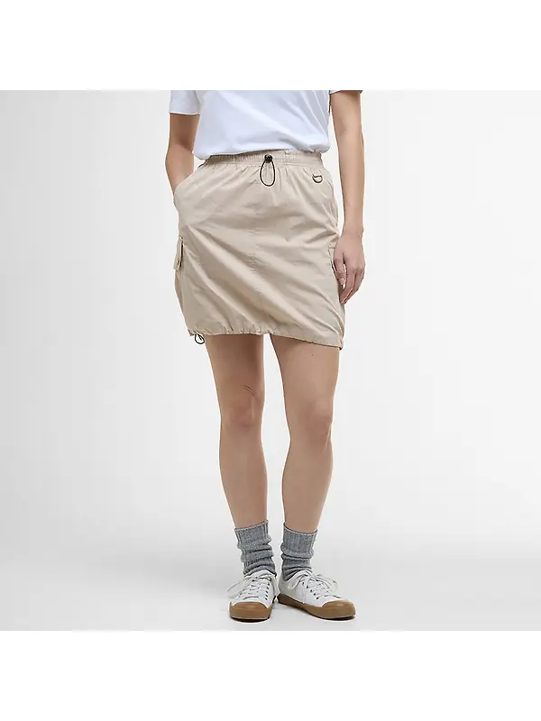 Barbour Women's Farne Mini Skirt - Light Sand Image 3