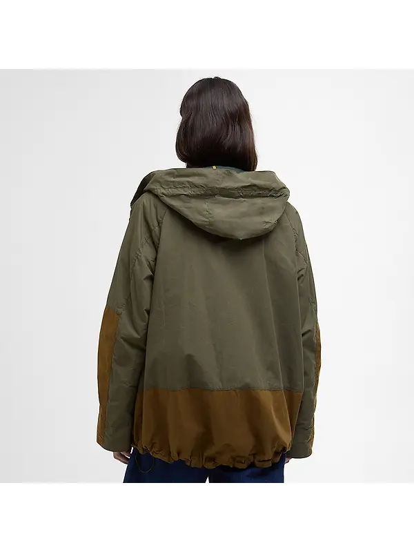 Barbour Women's Hayley Showerproof Jacket - Dusky Green/Ancient Tartan Image 4