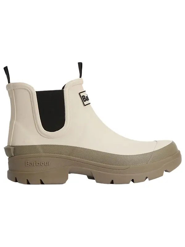 Product image of Barbour Women's Nimbus Chelsea Wellington Boots - Salt/Dusky Green