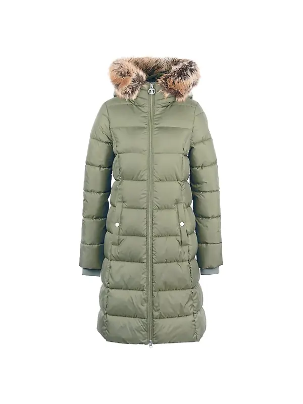 Barbour Women's Rosoman Quilted Jacket - Dusty Khaki Image 1