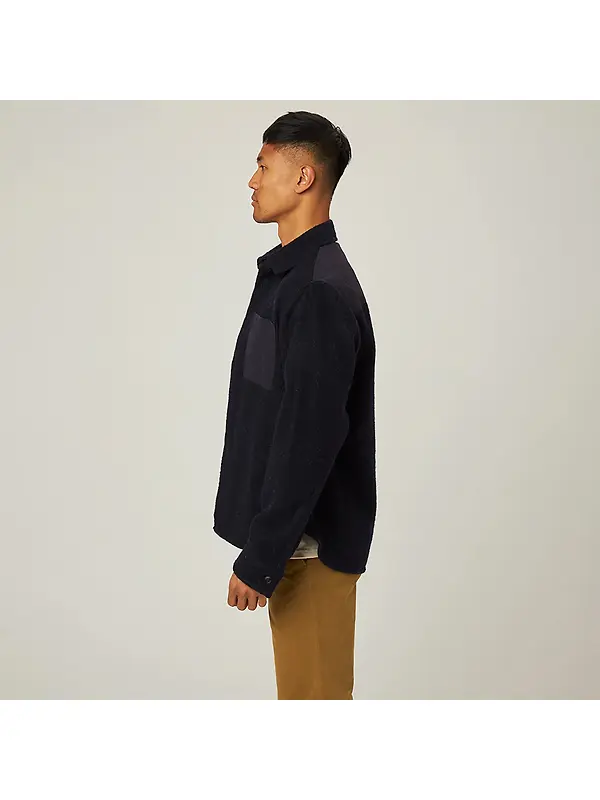 Peregrine Men's Barn Shacket - Navy Image 4