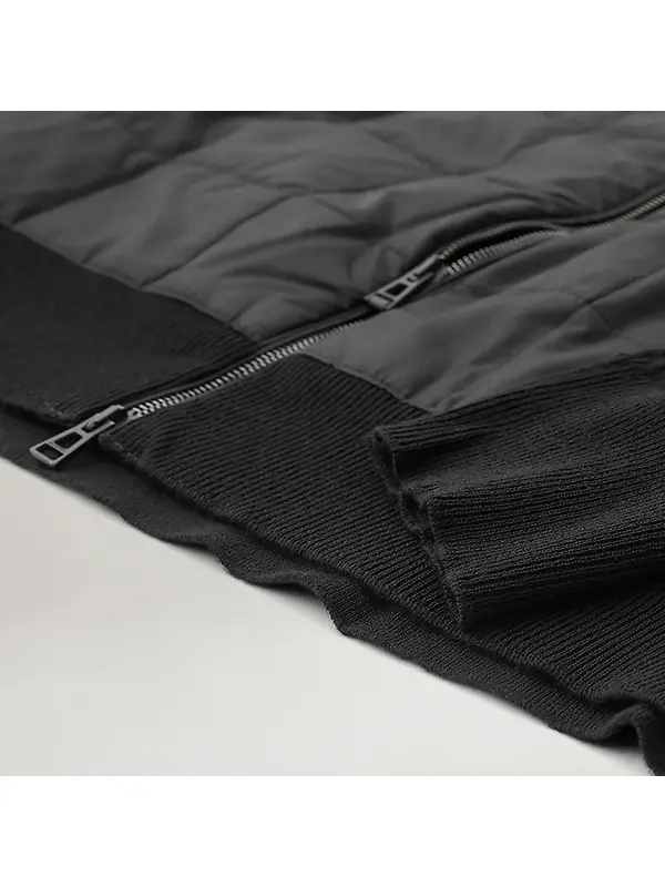 Belstaff Men's Merino Wool Kelbrook Zip Cardigan - Black Image 3