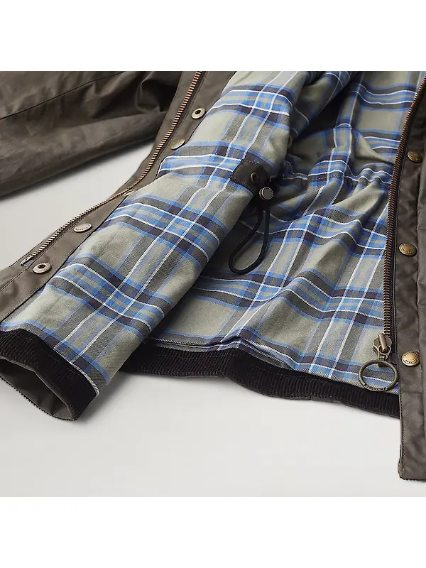 Belstaff Men's Waxed Cotton Fieldmaster Jacket - Faded Olive Image 3