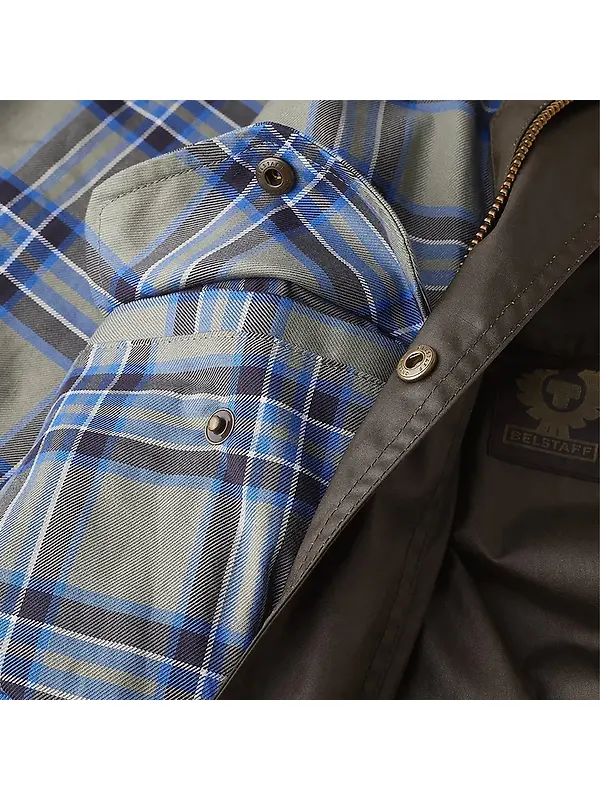 Belstaff Men's Waxed Cotton Fieldmaster Jacket - Faded Olive Image 4