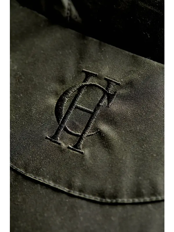 Holland Cooper Women's Belted Waxed Jacket - Dark Olive Image 11