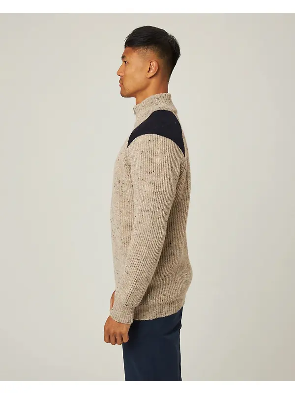 Peregrine Men's Bexley Quarter Zip Jumper - Skiddaw Image 7