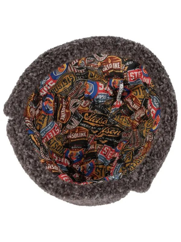 Stetson Bomber Denim Garage Aviator Hat - Black Image 3