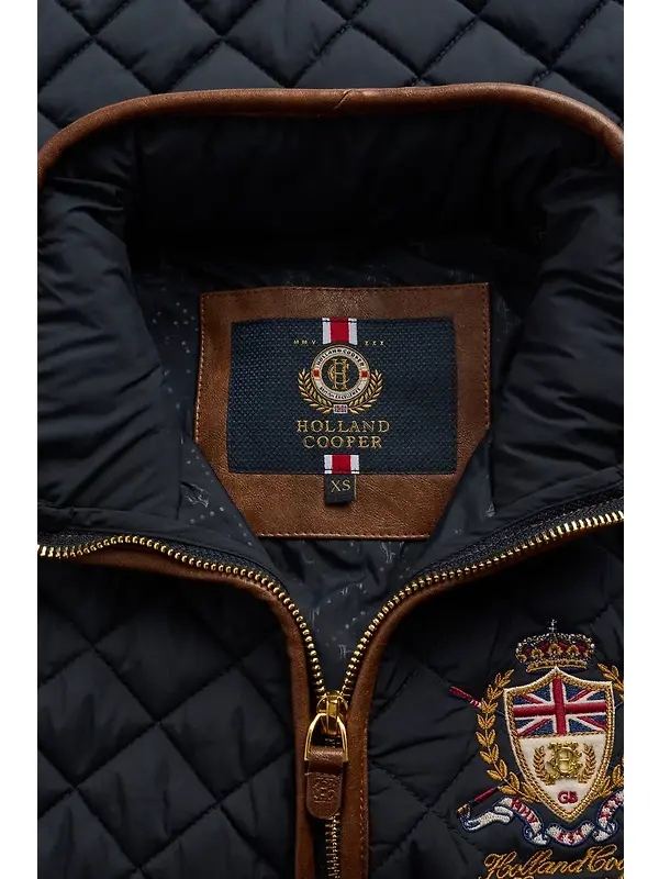 Holland Cooper Women's Boughton Diamond Quilt Gilet - Ink Navy Image 8
