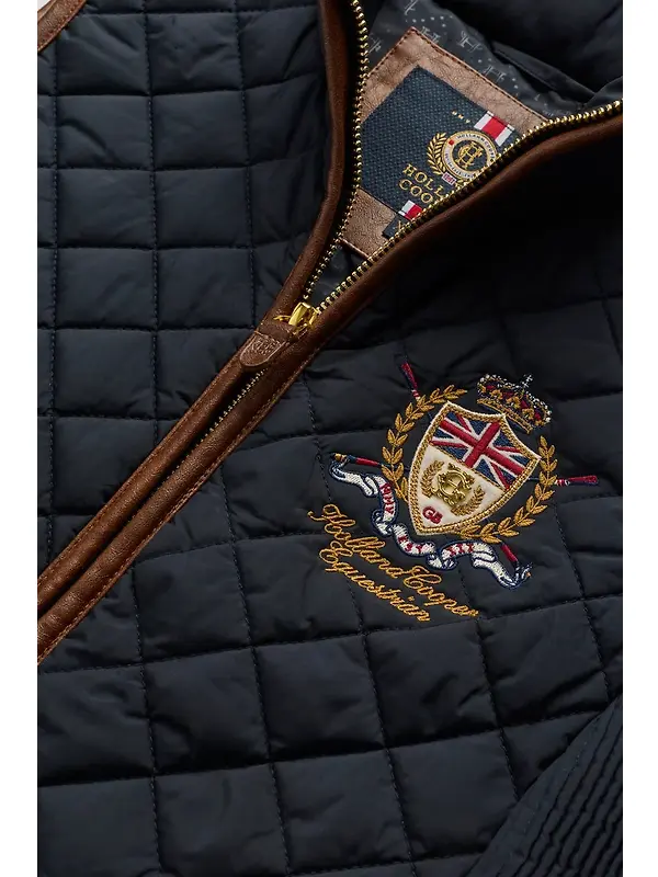 Holland Cooper Women's Boughton Diamond Quilt Gilet - Ink Navy Image 9