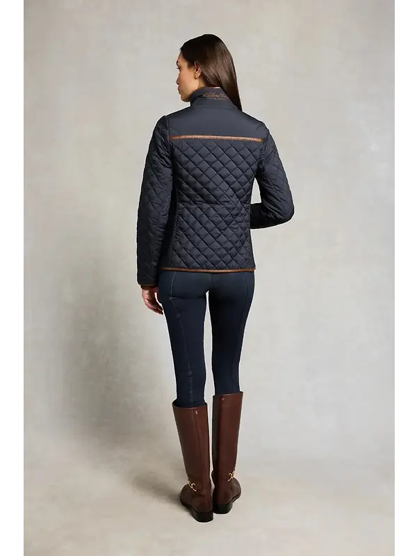 Holland Cooper Women's Boughton Diamond Quilt Jacket - Ink Navy Image 7