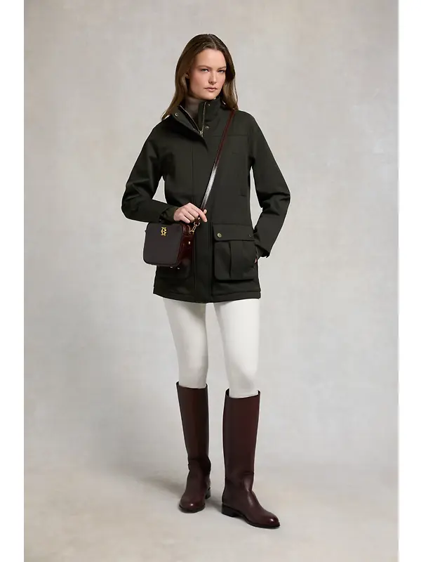 Holland Cooper Women's Bramwell Country Coat - Khaki Image 5