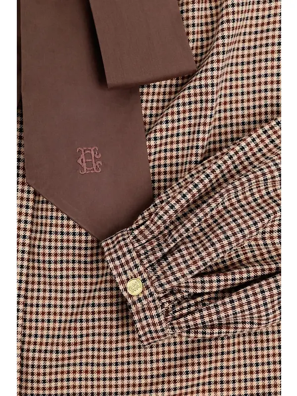 Holland Cooper Women's Burford Blouse - Coffee Gingham Image 10