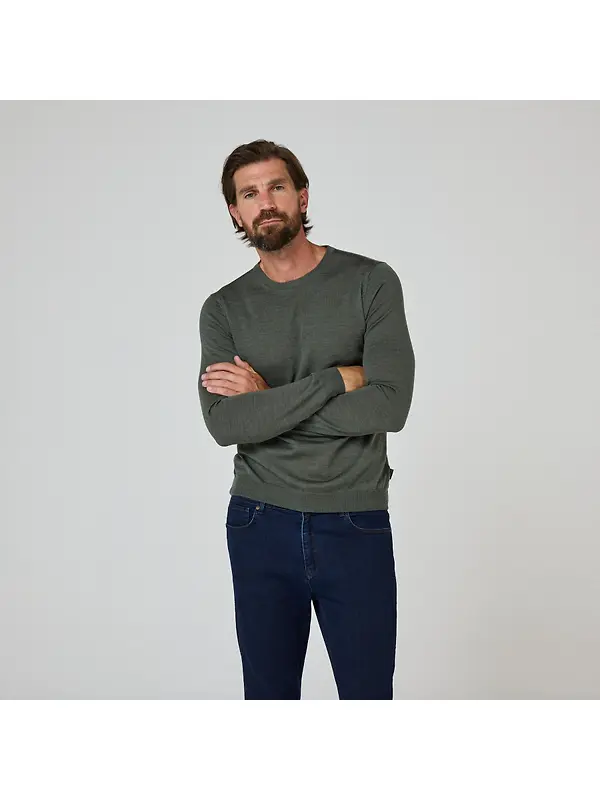 Oliver Sweeney Men's Camber Jumper - Khaki Image 2