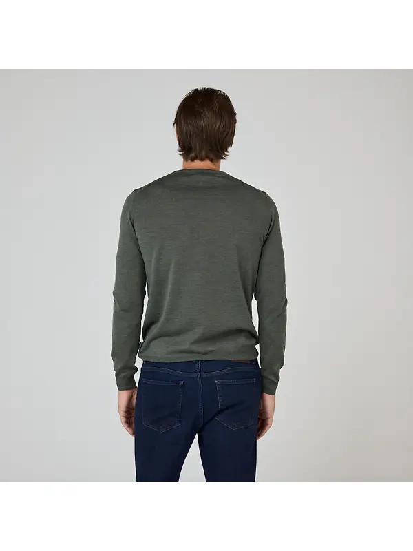 Oliver Sweeney Men's Camber Jumper - Khaki Image 3