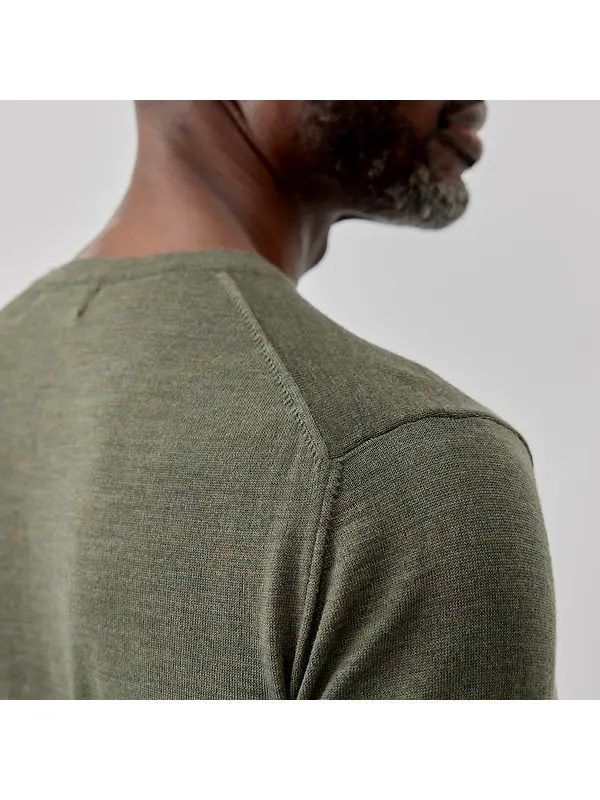 Oliver Sweeney Men's Camber Jumper - Khaki Image 7