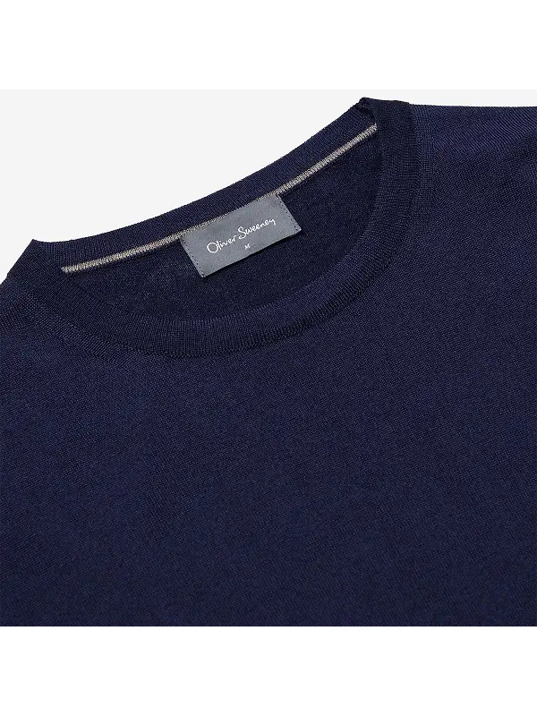 Oliver Sweeney Men's Camber Jumper - Navy Image 6