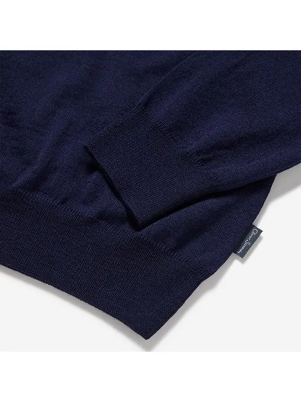 Oliver Sweeney Men's Camber Jumper - Navy Image 7
