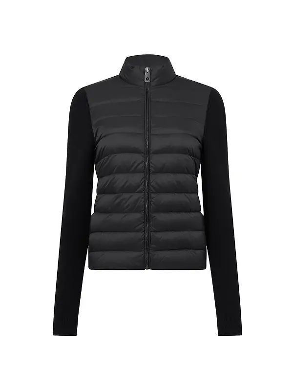 Belstaff Women's Merino Wool Cameron Zip Cardigan - Black Image 1