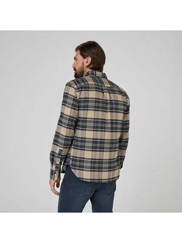 Oliver Sweeney Men's Censo Shirt - Camel/Navy Image 4