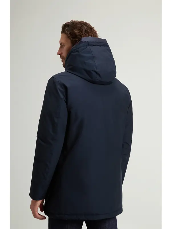 Woolrich Men's Ramar Cloth Arctic Parka - Melton Blue Image 3