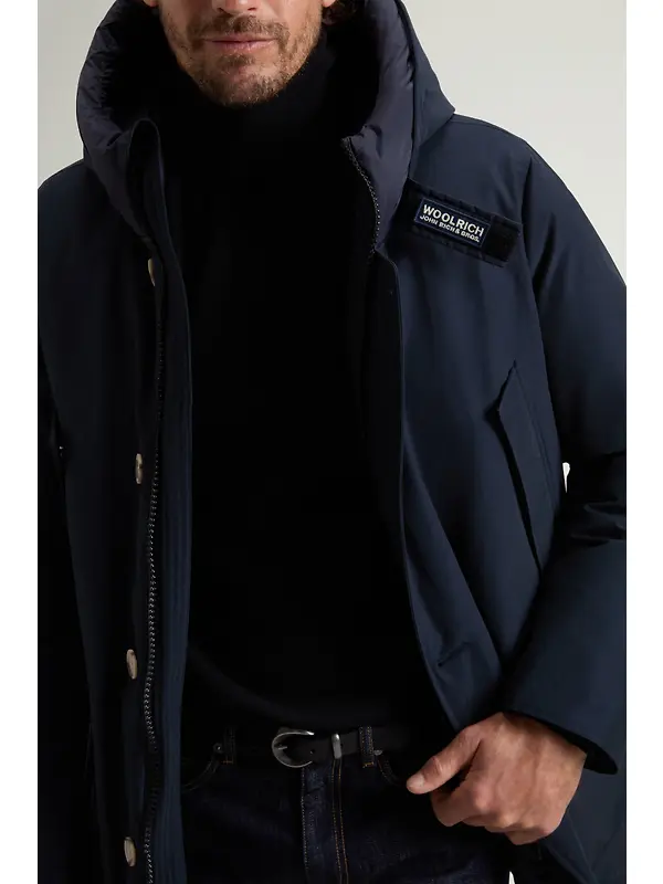 Woolrich Men's Ramar Cloth Arctic Parka - Melton Blue Image 4