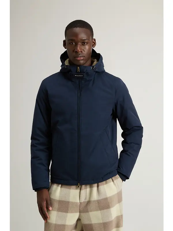 Woolrich Men's Mountain Cloth Pacific Jacket - Melton Blue Image 2