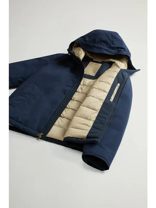 Woolrich Men's Mountain Cloth Pacific Jacket - Melton Blue Image 6