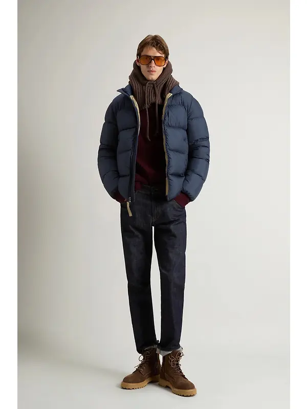 Woolrich Men's Cloud Eagle Jacket - Melton Blue Image 3