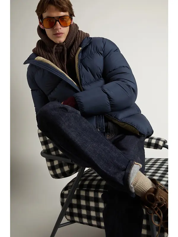 Woolrich Men's Cloud Eagle Jacket - Melton Blue Image 5