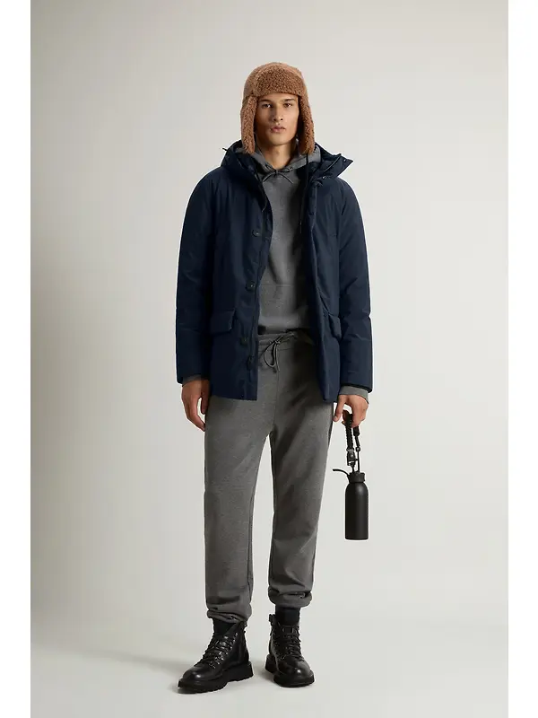 Woolrich Men's Cloud Arctic Parka - Melton Blue Image 3