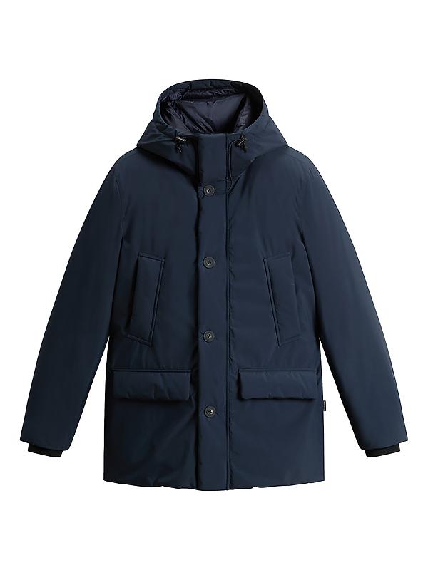 Woolrich Men's Mountain Cloth Pacific Jacket - Melton Blue