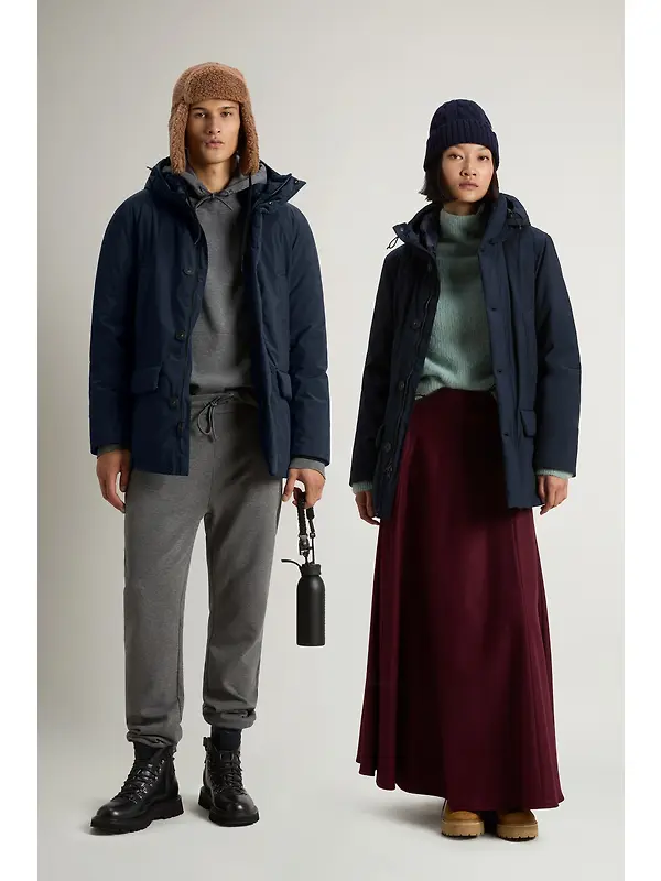 Woolrich Men's Cloud Arctic Parka - Melton Blue Image 10