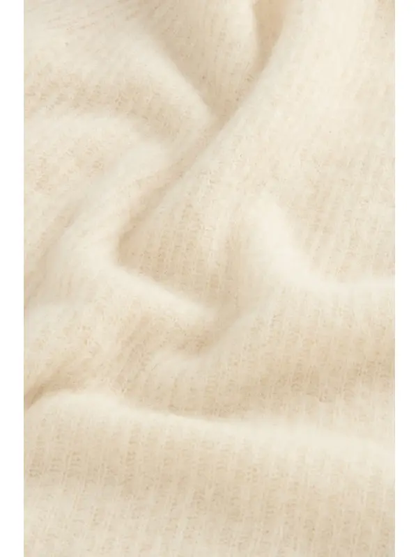 Woolrich Women's Soft Alpaca Turtleneck - Milky Cream Image 6