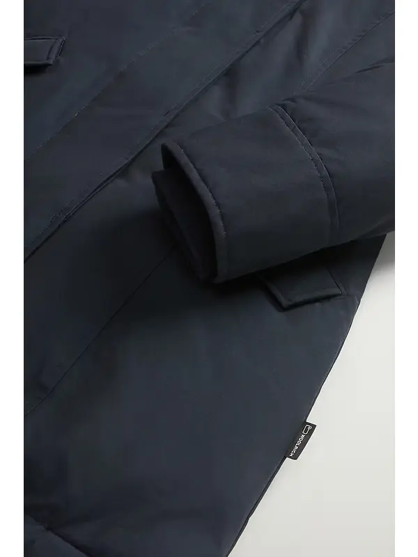 Woolrich Women's Ramar Cloth Arctic Parka with Detachable Fur Trim - Dark Navy Image 4