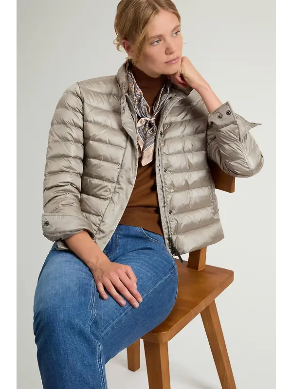 Woolrich Women's Liquid Nylon Lightweight Down Jacket - Rock Ridge Image 5