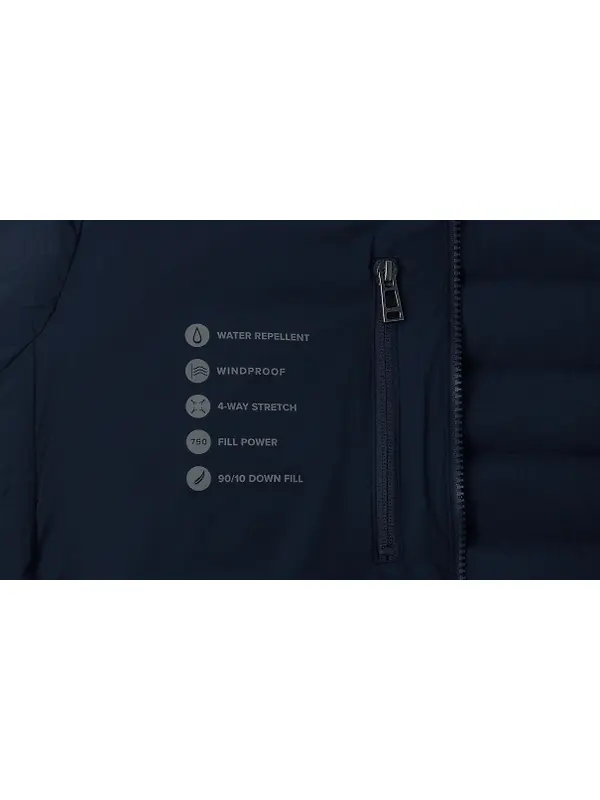 Belstaff Men's Lightweight Stretch Down Chassis Jacket - Dark Ink Image 2