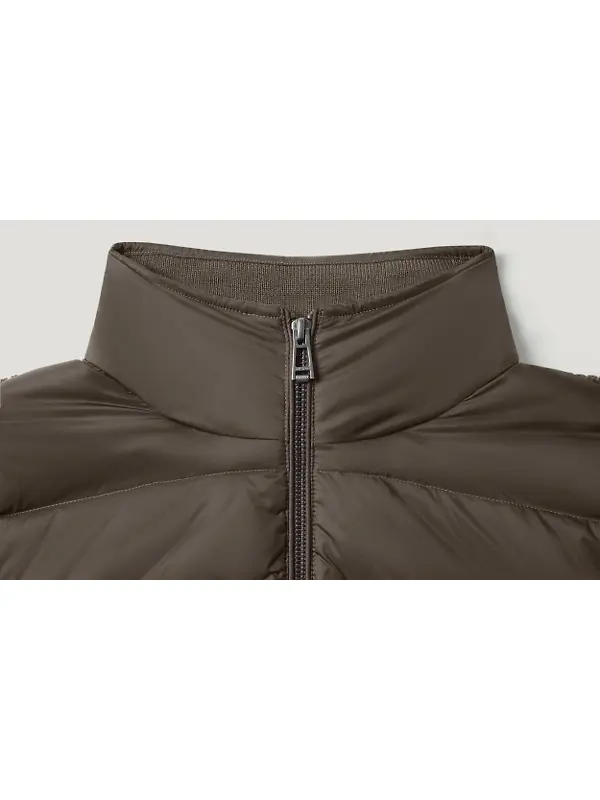Belstaff Men's Lightweight Nylon Circuiteer Cardigan - Major Brown Image 2