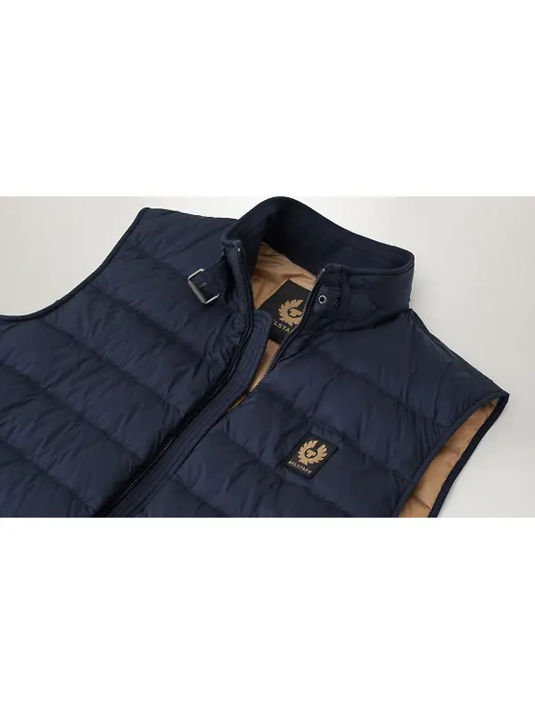 Belstaff Men's Down Filled Nylon Circuit Gilet - Dark Ink Image 2