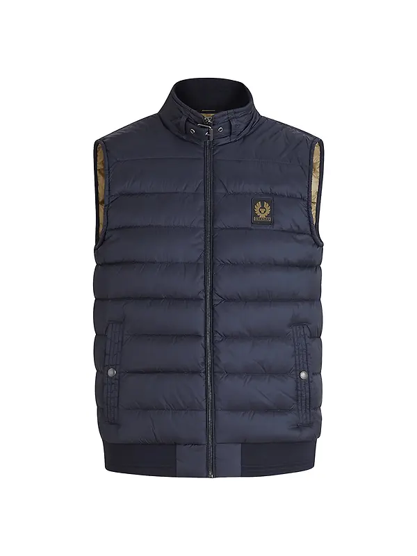 Belstaff Men's Down Filled Nylon Circuit Gilet - Dark Ink Image 1