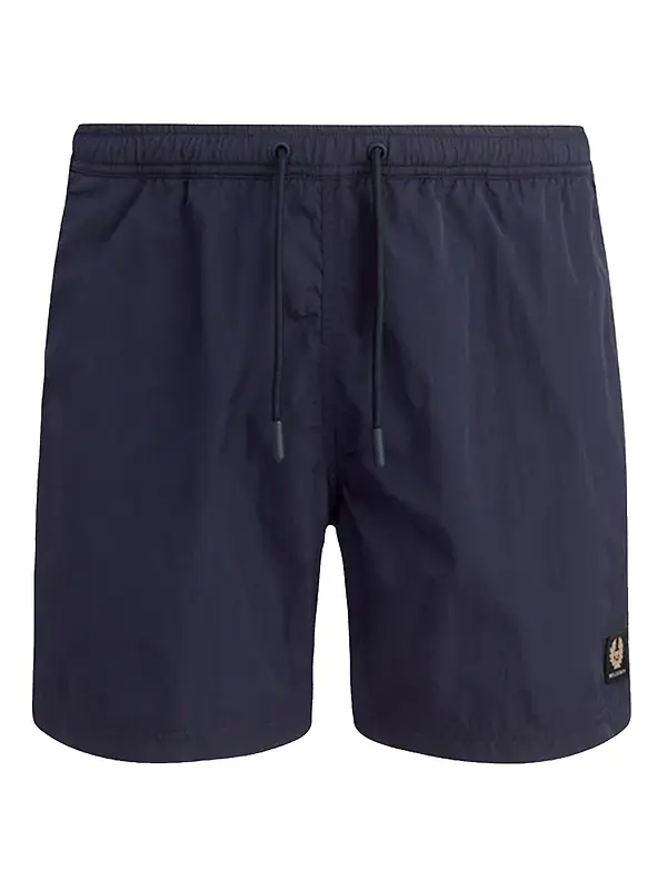 Belstaff Men's Tiller Cloth Clipper Swim Shorts - Dark Ink Image 1