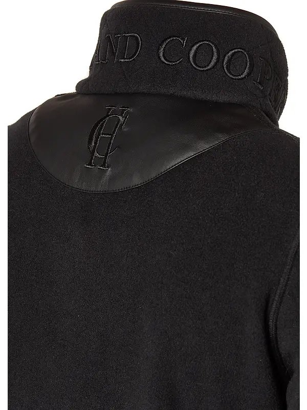Holland Cooper Women's Country Fleece Quarter Zip - Black Image 9