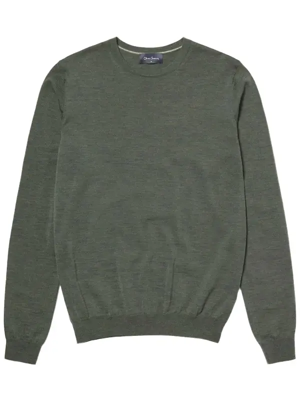 Oliver Sweeney Men's Camber Jumper - Khaki Image 1