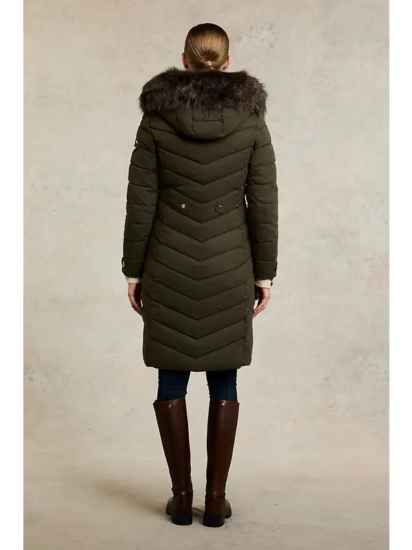 Holland Cooper Women's Chamonix Coat - Khaki Image 6