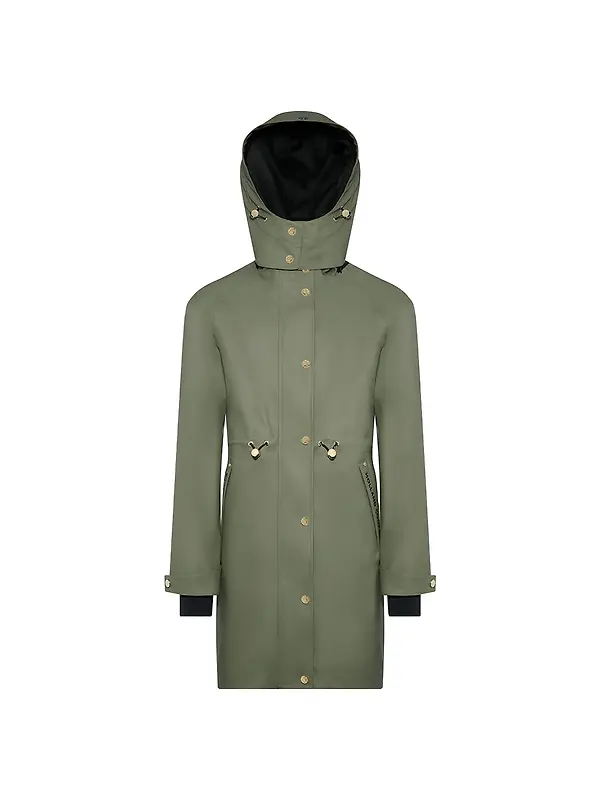 Holland Cooper Women's Chartwell Rain Parka - Sage Image 1