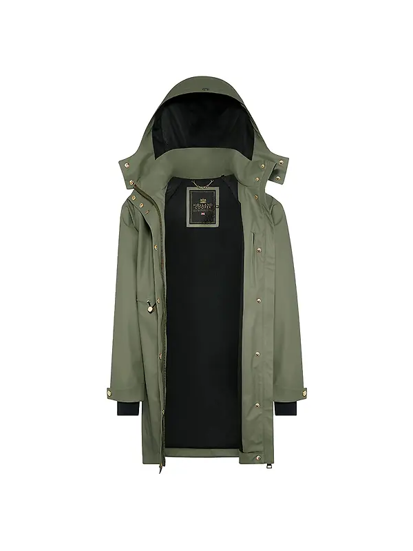 Holland Cooper Women's Chartwell Rain Parka - Sage Image 9