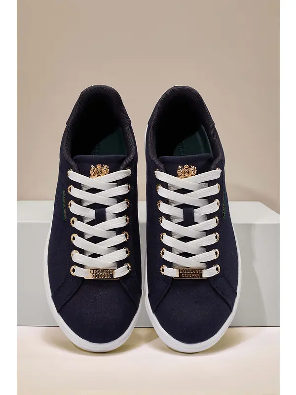 Holland Cooper Women's Chelsea Court Trainers - Ink Navy Image 2