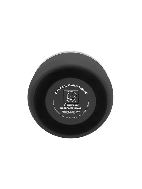 RUFFWEAR Basecamp Dog Bowl - Basalt Gray Image 2