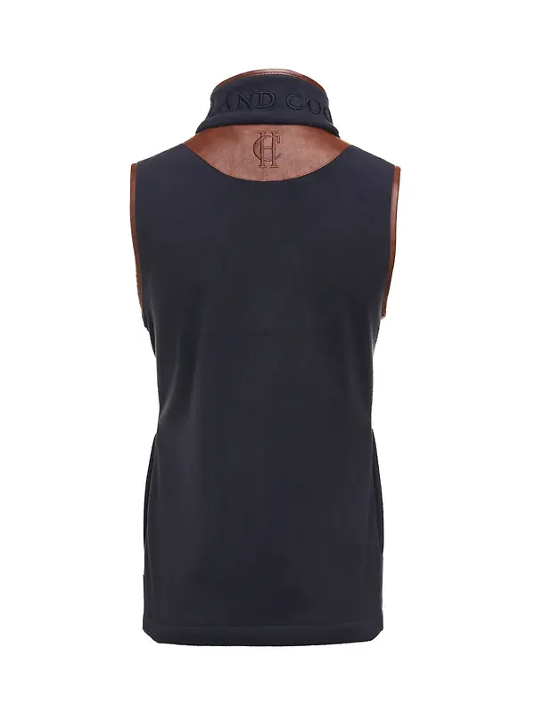 Holland Cooper Women's Country Fleece Gilet - Ink Navy Image 10